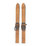Mini Wooden Skis Wall Decor