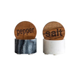 Marble Salt & Pepper Dishes - Set of 2