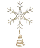 Metal Snowflake Tree Topper