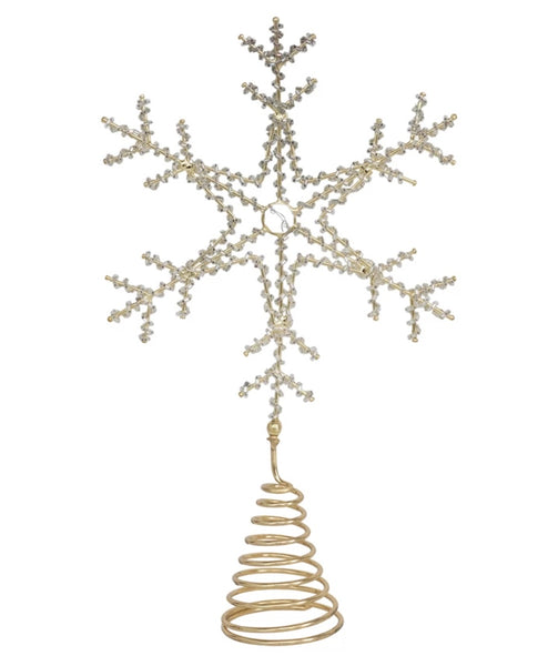 Metal Snowflake Tree Topper