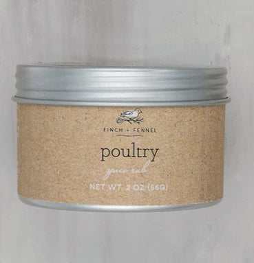 Poultry Spice Rub Seasoning Tin