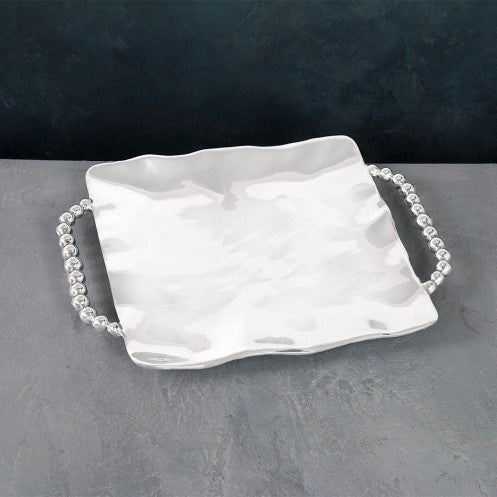 PEARL Square Tray w/Perla Handles