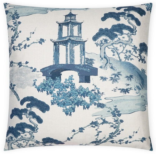 Sakura Indigo Pillow