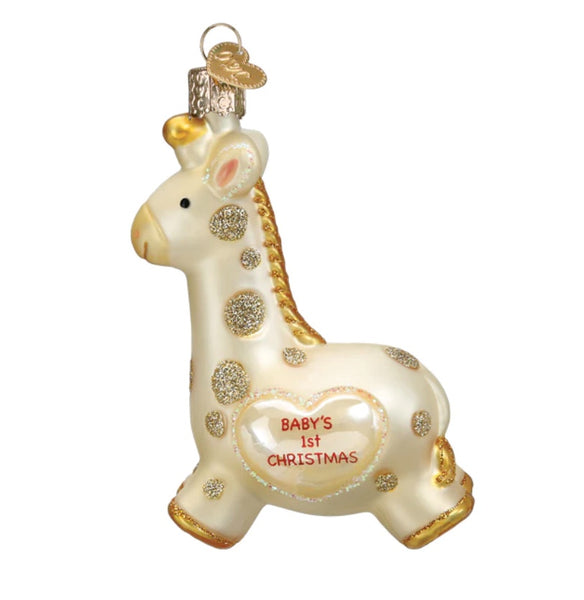 Baby's First Christmas Giraffe by Old World Christmas