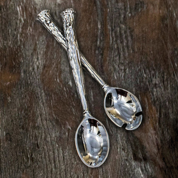 WESTERN ANTLER SALAD SERVERS