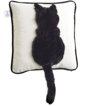 Black Cat Pillow