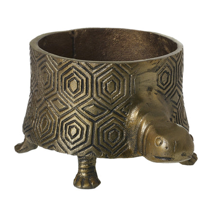 Metallic Gray Terra Cotta Vase