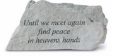Until We Meet Again Garden Stone
