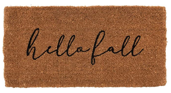 Hello Fall Coir Mat