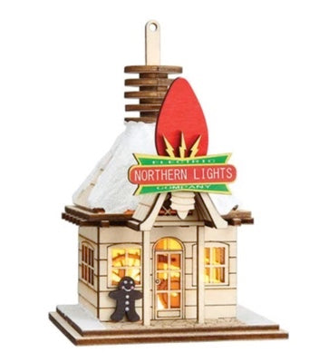 Northern Lights Electric Company Ginger Cottages by Old World Christmas