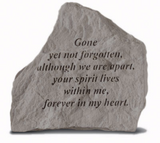 Gone Yet Not Forgotten Garden Stone