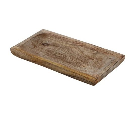 Sleek Wooden Tray - Rectangle