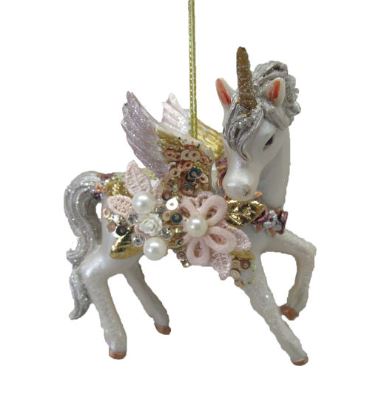 Embellished Unicorn Ornament