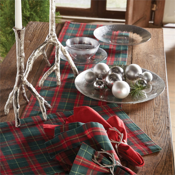Holiday Plaid Table Runner 