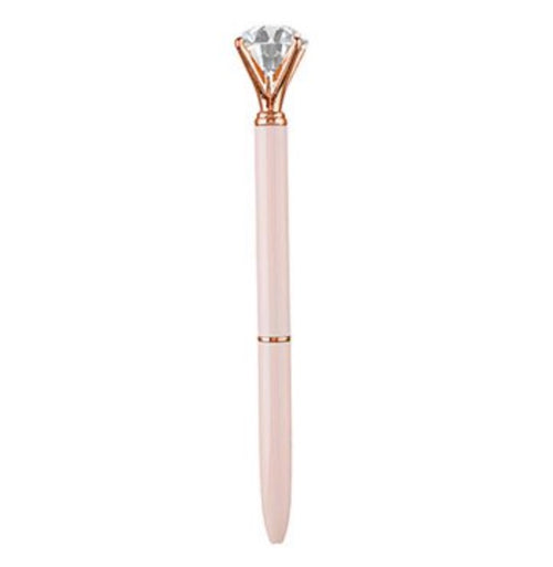 Pink & Rose Gold Gem Pens