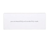 Whitewash Typography Wood Sign