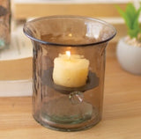 Smoked Recycled Glass Votive