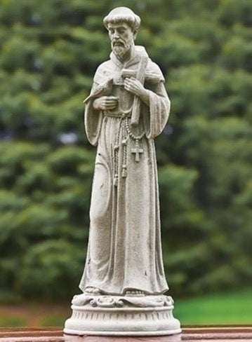 St. Francis with Cross Statue