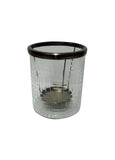 Etched Glass Hurricane
