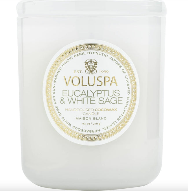 Voluspa Eucalyptus & White Sage Fragrances