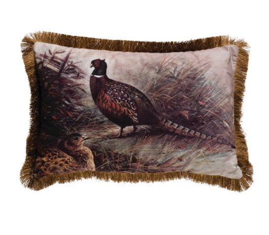Pheasant Lumbar Pillow