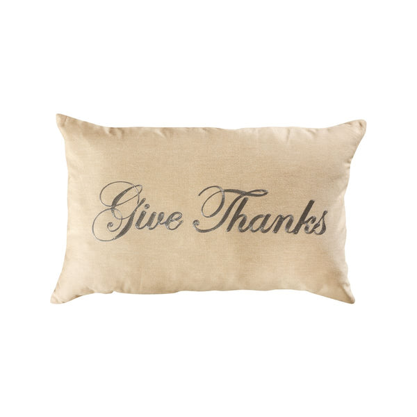 Give Thanks Throw Pillow