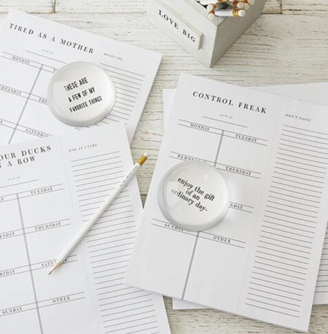 Face to Face Paper Weights
