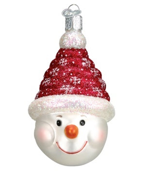 Glistening Candy Coil Snowman by Old World Christmas