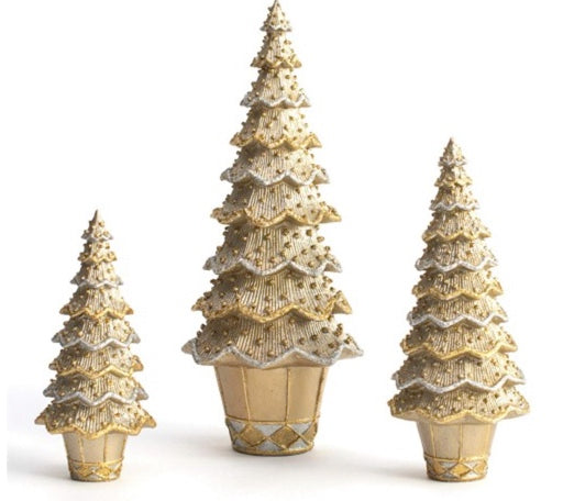 Layered Beaded Neo Cone Trees