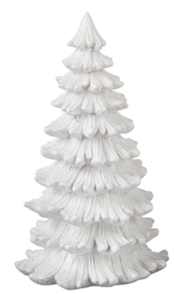 White Resin Trees