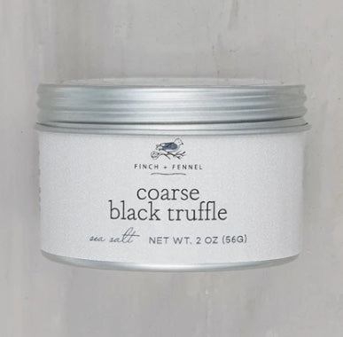 Coarse Black Truffle Salt Tin