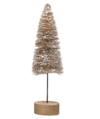Snowy Tan Sisal Trees