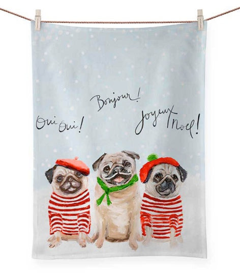 Holiday Eclectic Art Tea Towels