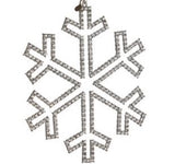 Hanging Rhinestone Snowflake