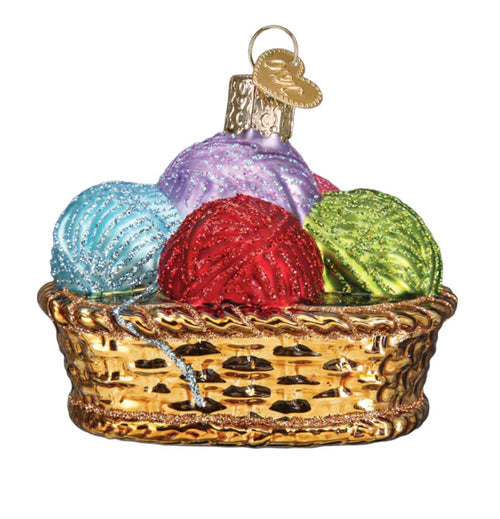 Basket of Yarn by Old World Christmas