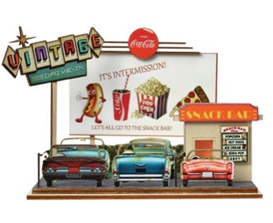 Classic Drive In Theater Ginger Cottages by Old World Christmas