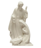 White Stoneware Holy Family