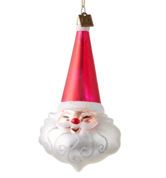 Retro Santa Ornament