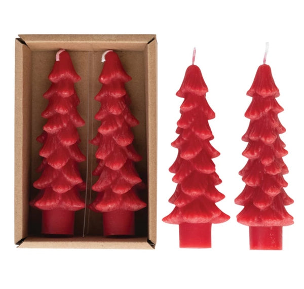 Unscented Tree Taper Candles - Short