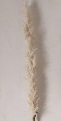 Faux Flocked Grass Plume - 42"