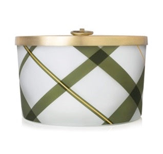 Frasier Fir Frosted Plaid Candle