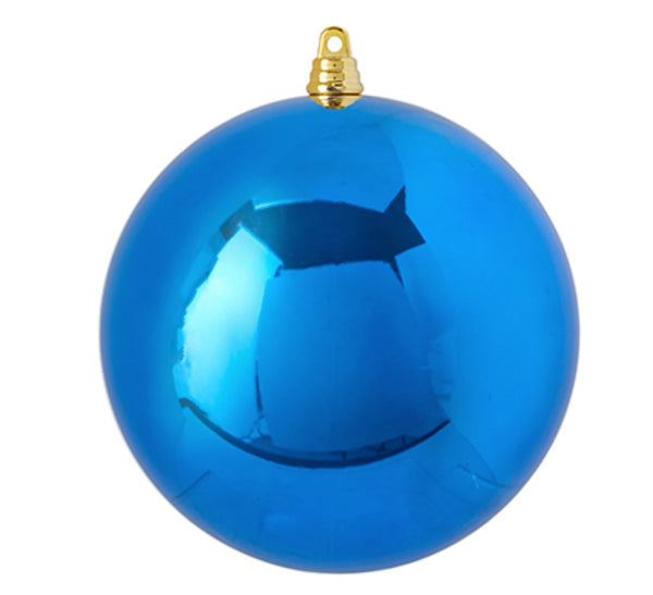 Blue Plastic Ball Ornaments