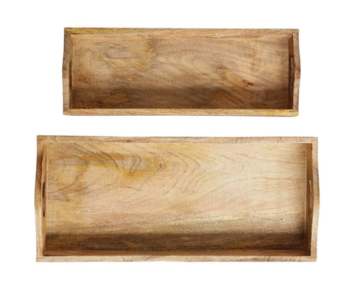 Handled Mango Wood Trays