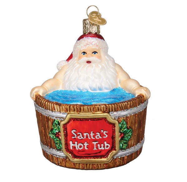 Santa's Hot Tub by Old World Christmas
