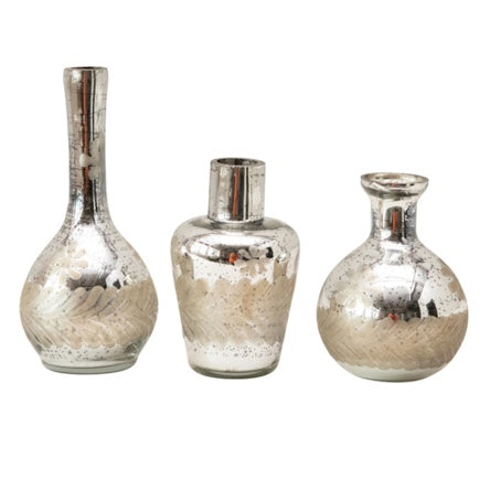 Mini Mercury Glass Vases