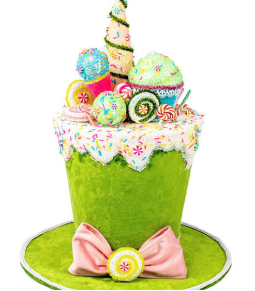 Green Candy Top Hat