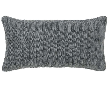 Blue Stonewashed Chenille Pillow