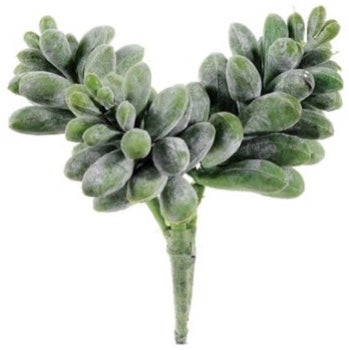 Matte Black/Purple Succulent Pick