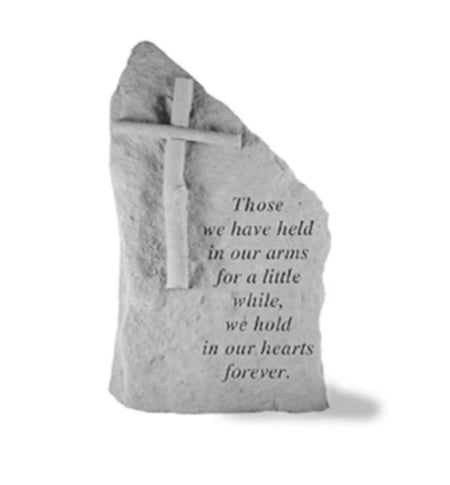 Always in our Thoughts Heart Garden Stone