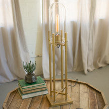 KALALOU TABLE LAMP WITH GLASS DOME